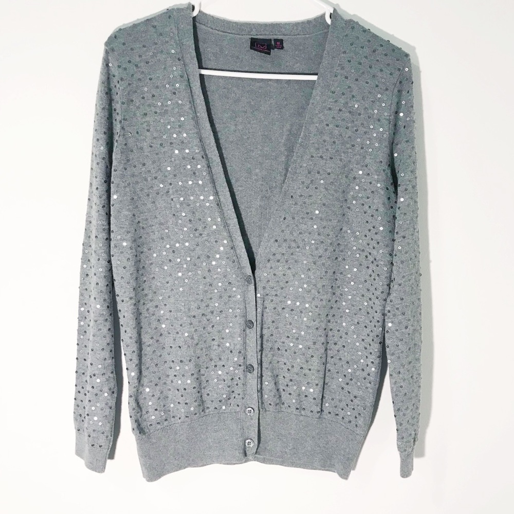 Cardigan with sequins
